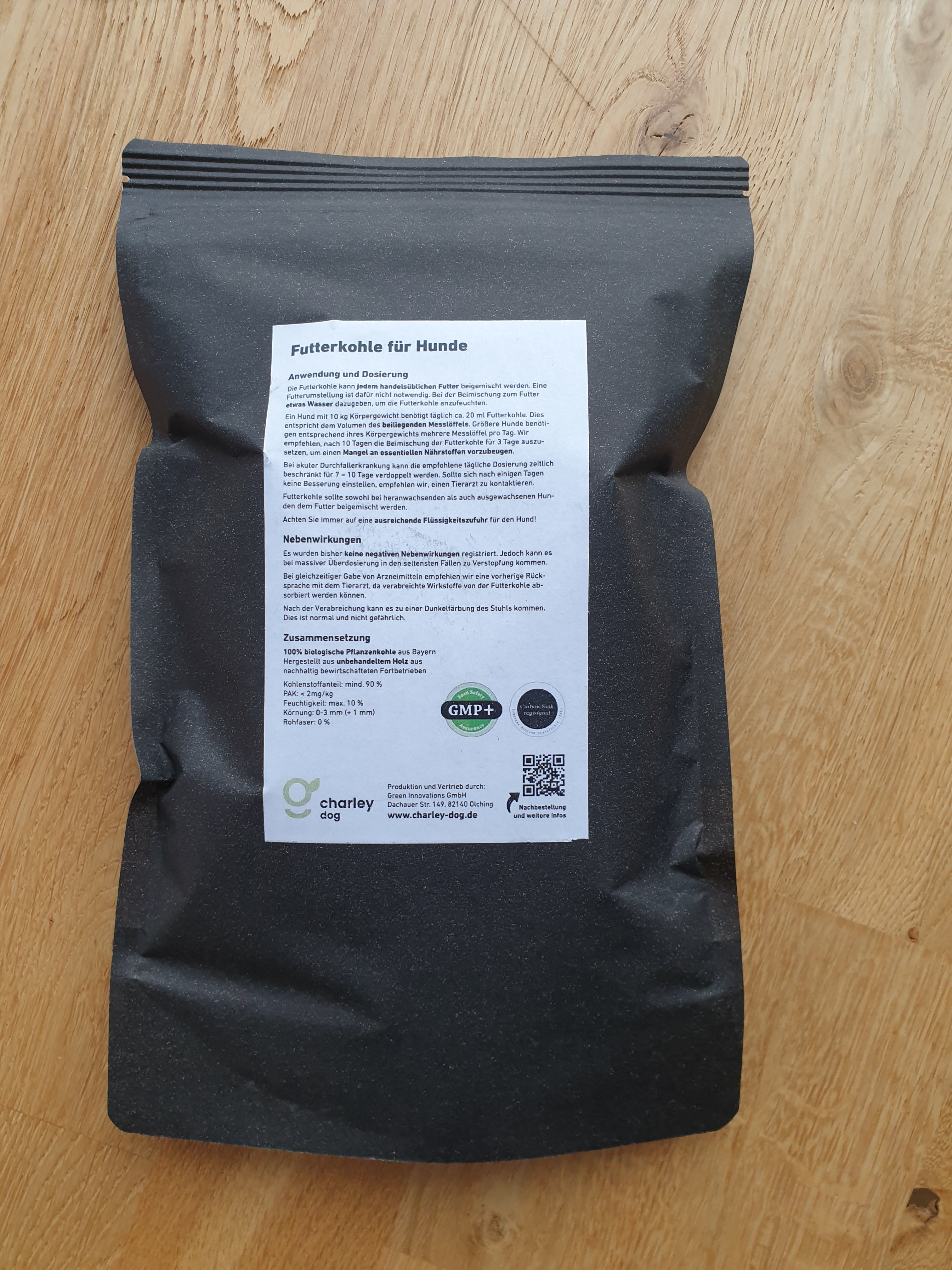 Charley Dog | Futterkohle für Hunde 0,75 l